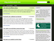 Tablet Screenshot of blog.janzahradnik.com